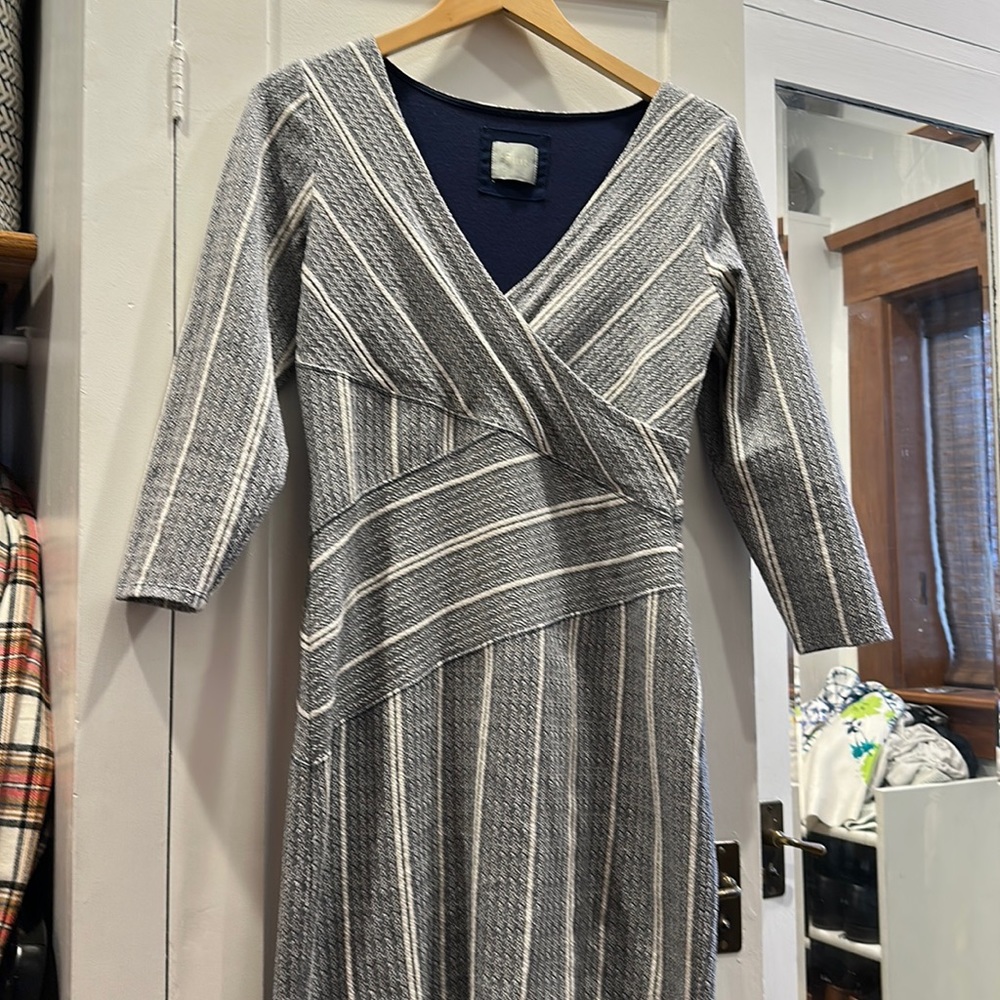 Anthropologie Wrap Front Dress